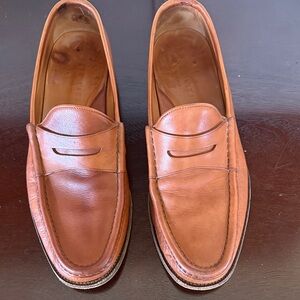 Ralph Lauren Brown Leather Loafers